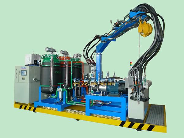 The three component of vehicle foaming machine